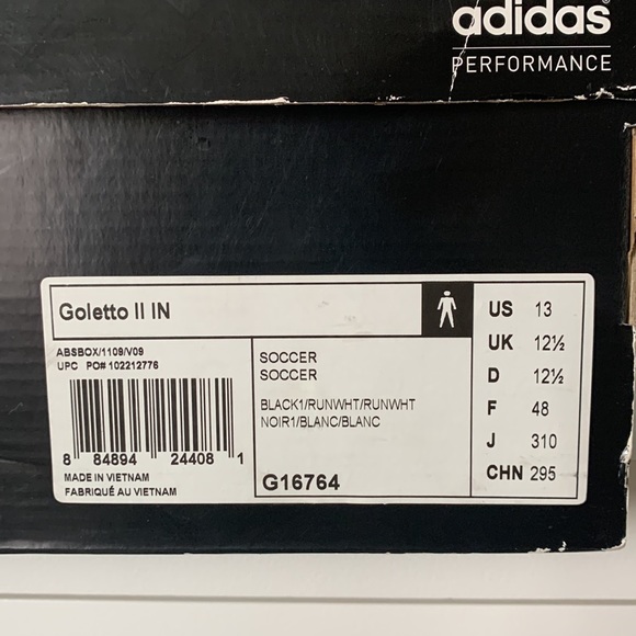 Adidas Goletto II Shoes (like new) - Picture 10 of 10